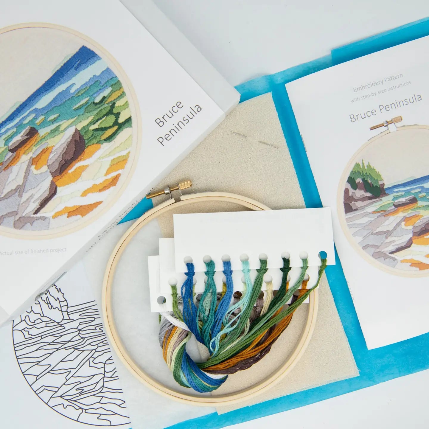 Bruce Peninsula Diy Embroidery Kit