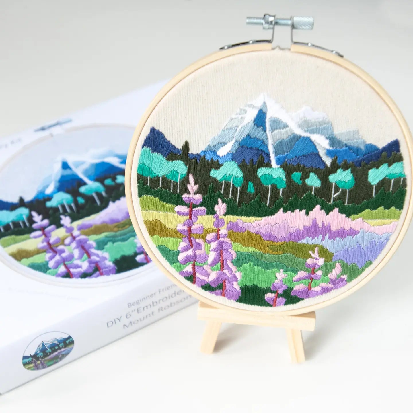 Mount Robson Diy Embroidery Kit