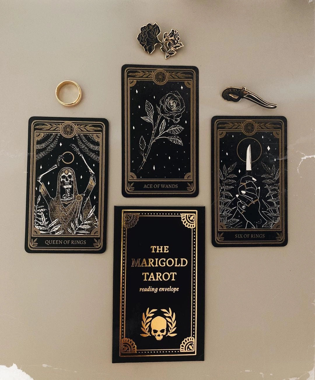 Three Card Reading - Marigold Tarot