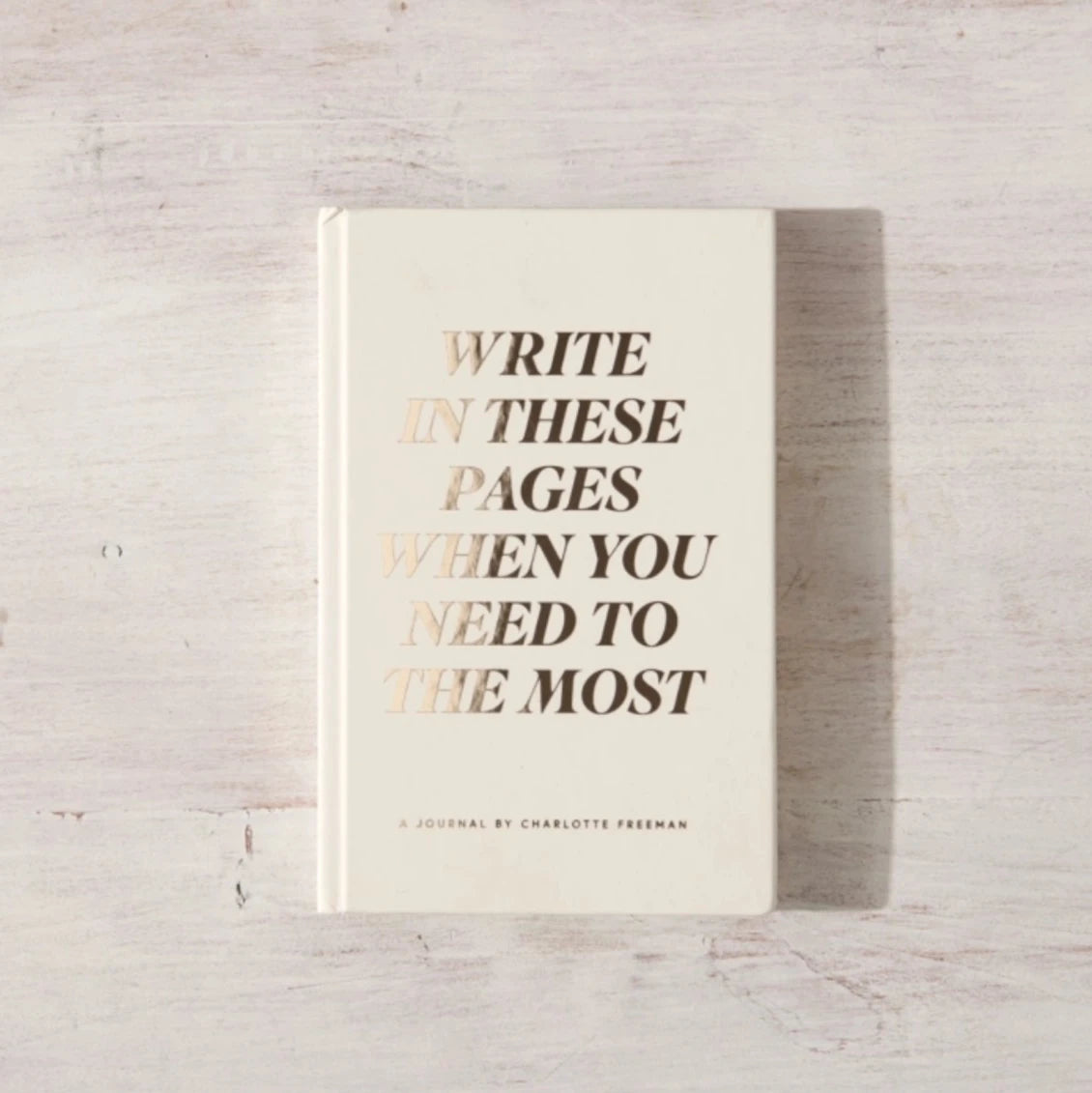Write in These Pages Journal