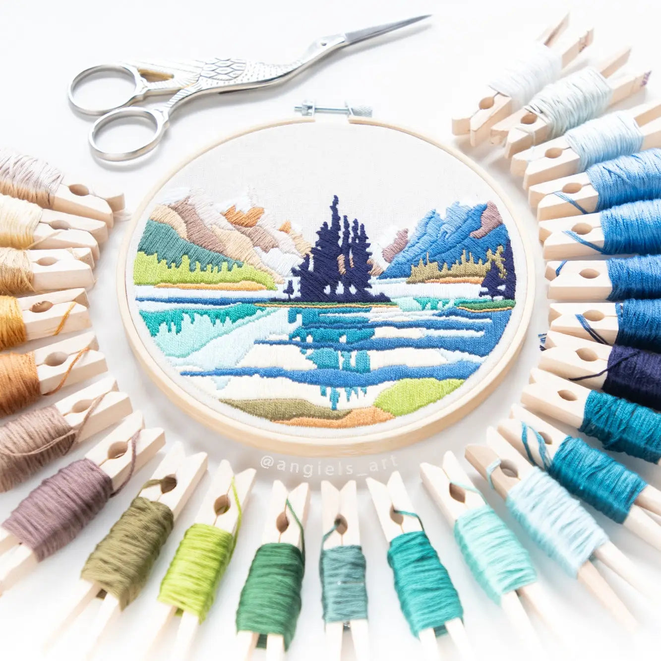 Spirit Island Diy Embroidery Kit