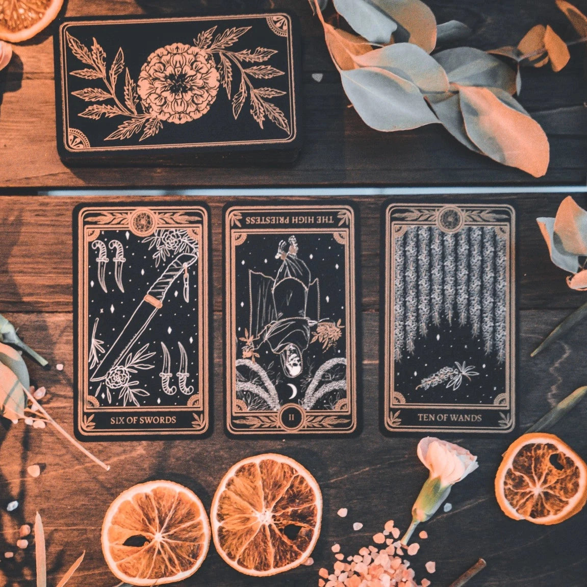 Three Card Reading - Marigold Tarot