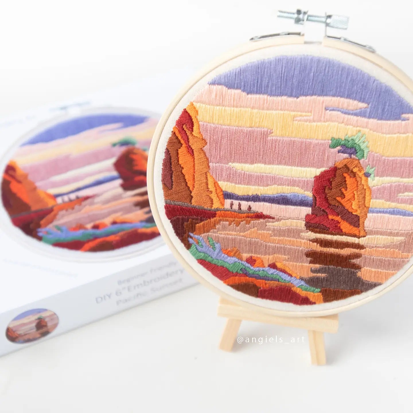 Pacific Sunset Diy Embroidery Kit