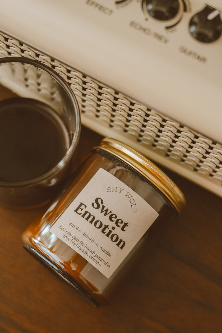 Sweet Emotion Shy Wolf Candles