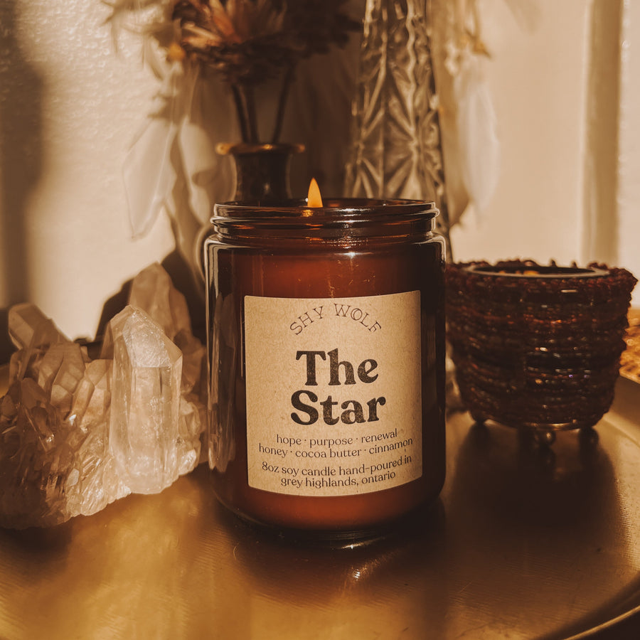 The Star Shy Wolf Candles