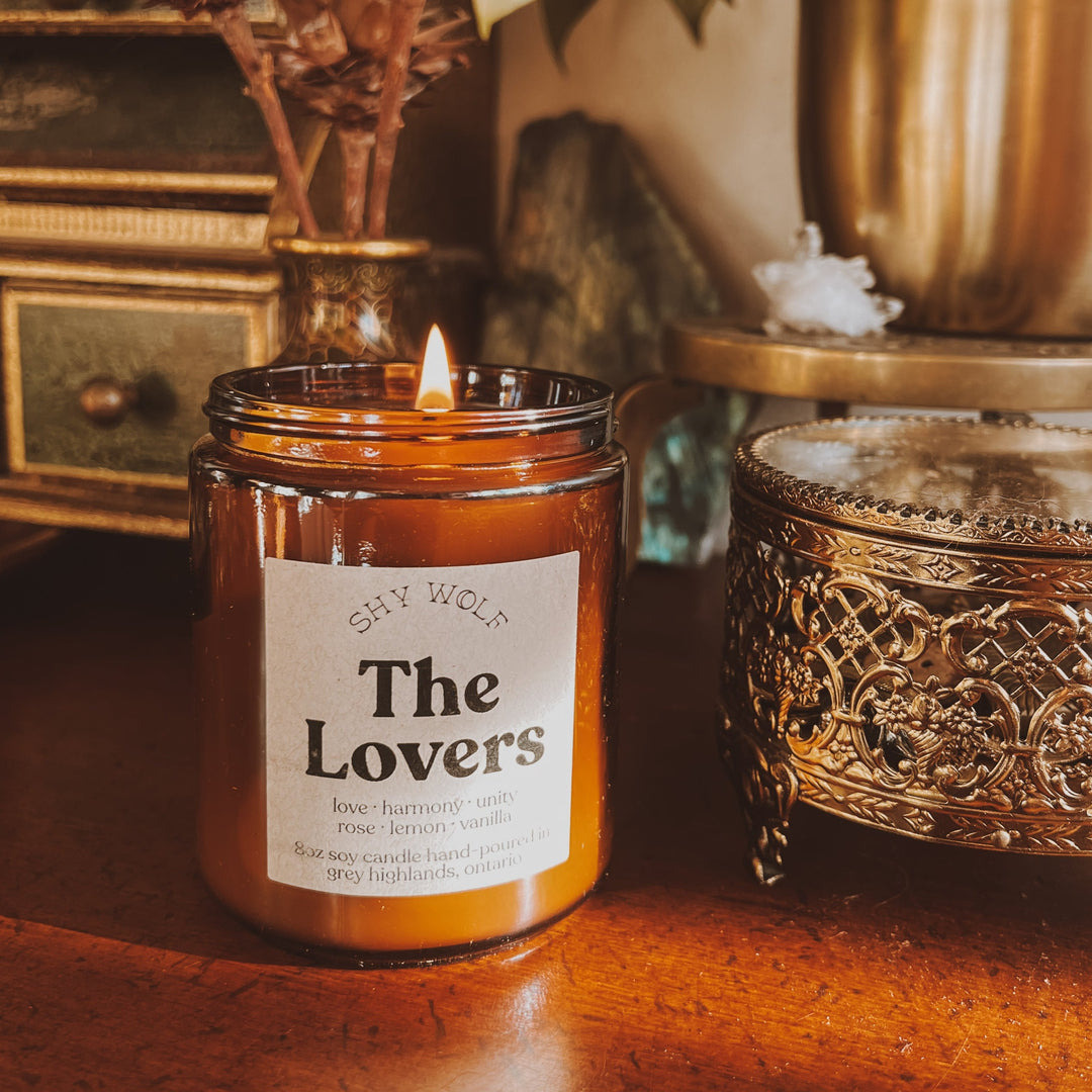 The Lovers Shy Wolf Candles