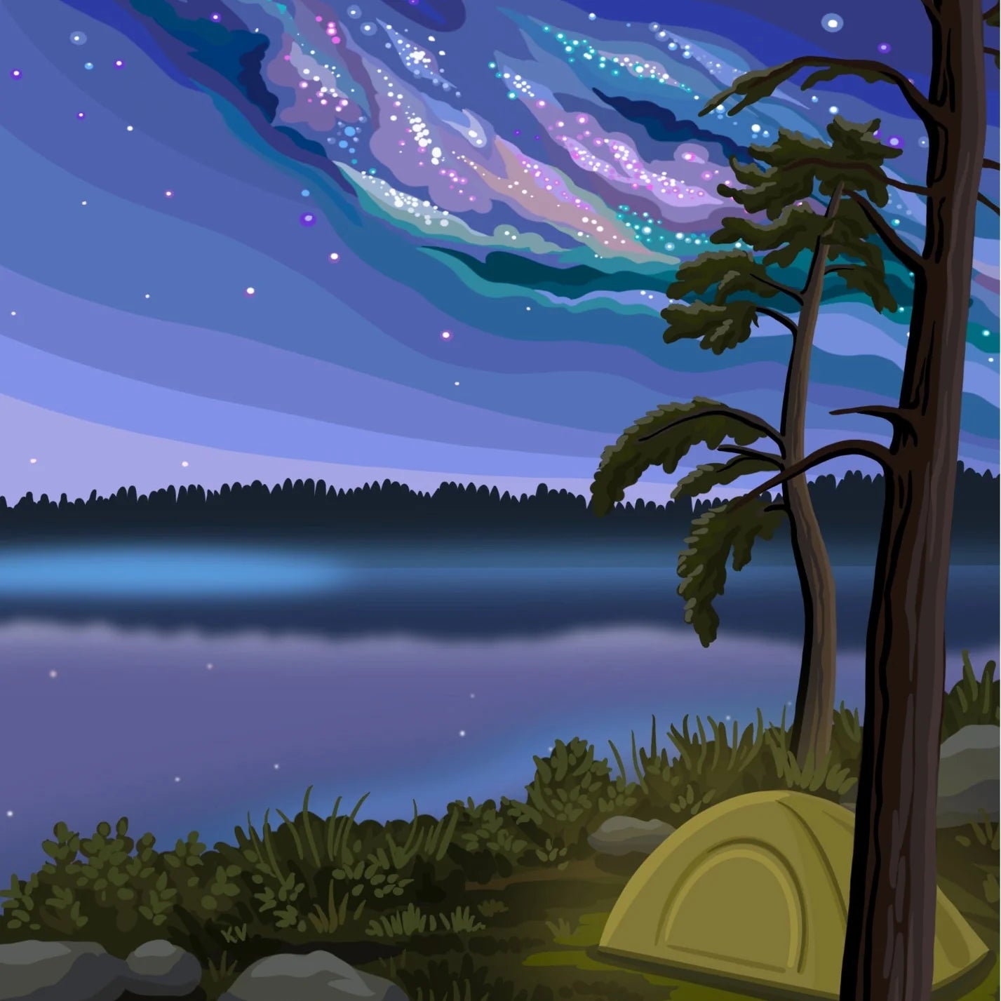 Northern Camping 1000 Piece Puzzle