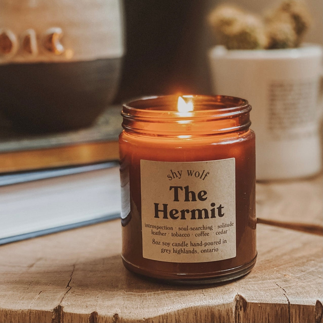 The Hermit – Shy Wolf Candles